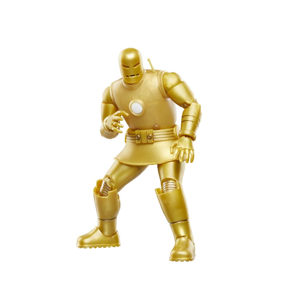 Figura hasbro marvel legends series iron man model 01 gold