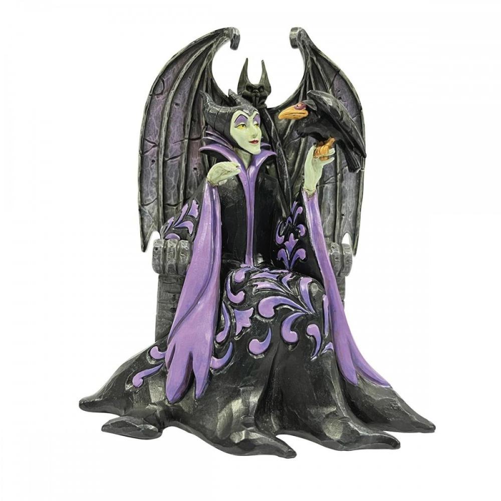 Figura enesco disney malefica en trono Frikytopia