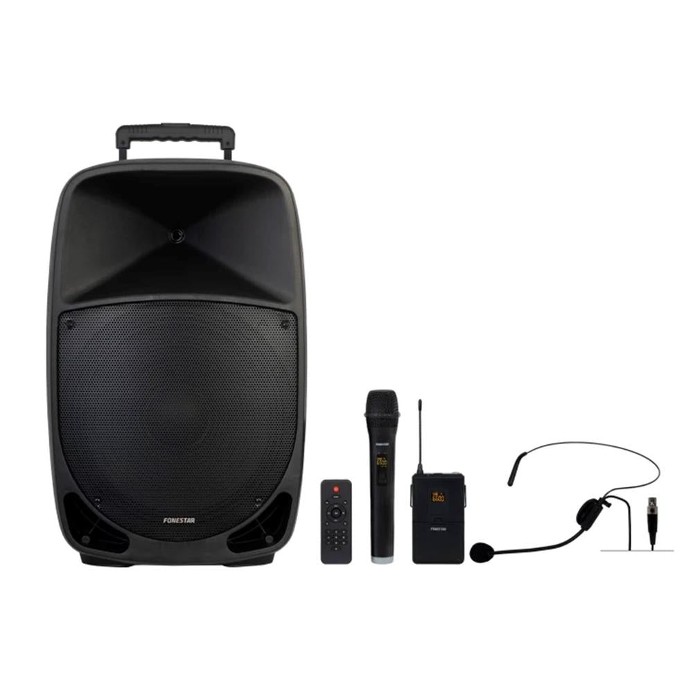 Altavoz portatil con microfono fonestar malibu - 315 - 50w rms Frikytopia