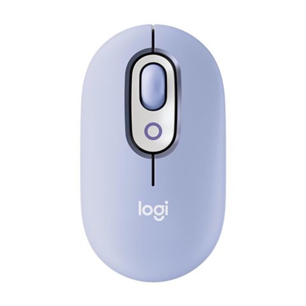 Raton inalambrico logitech pop mouse lila Frikytopia