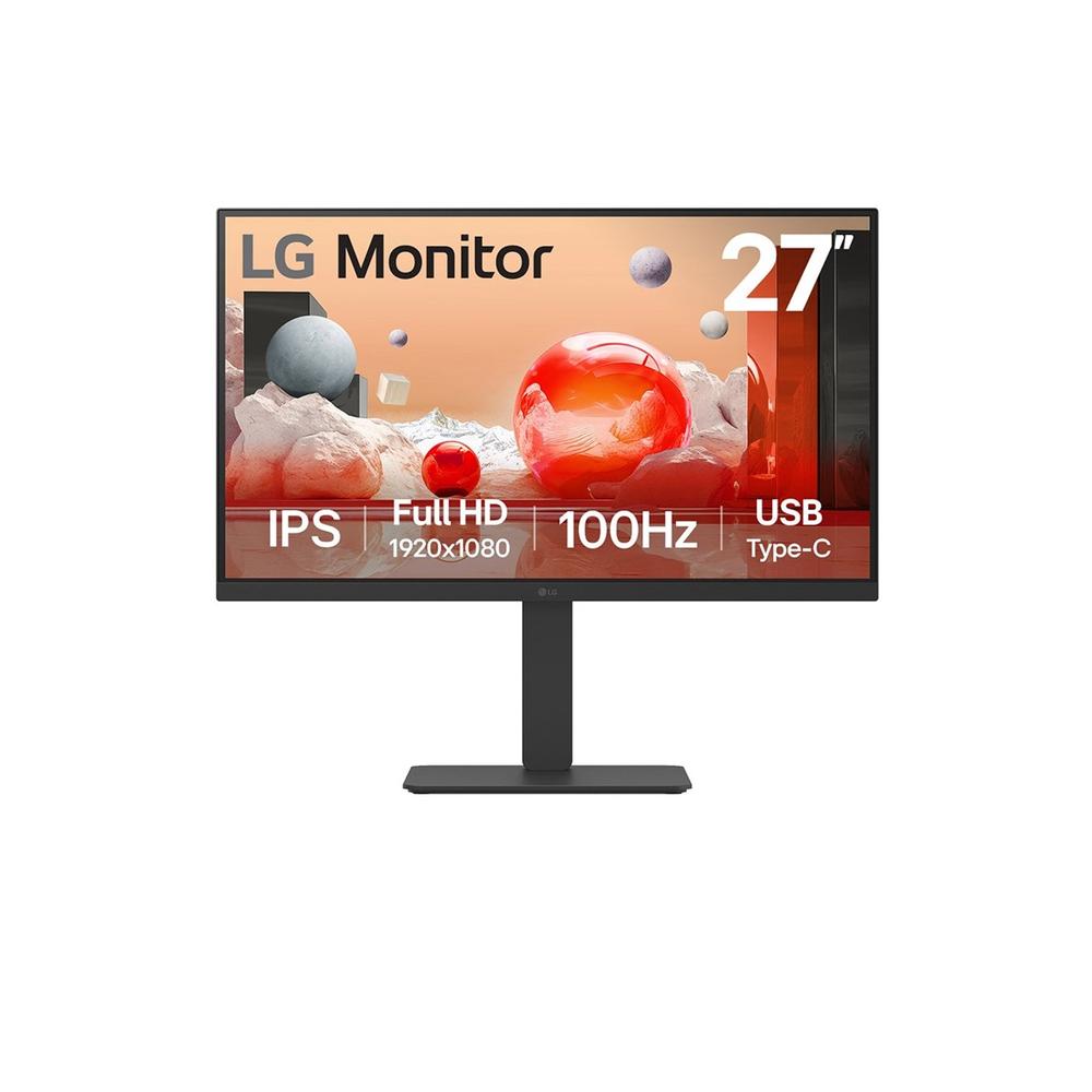 Monitor led lg ips 27ba750 27 pulgadas fhd 5ms hdmi displayport usb - c rj45 reg.altura Frikytopia