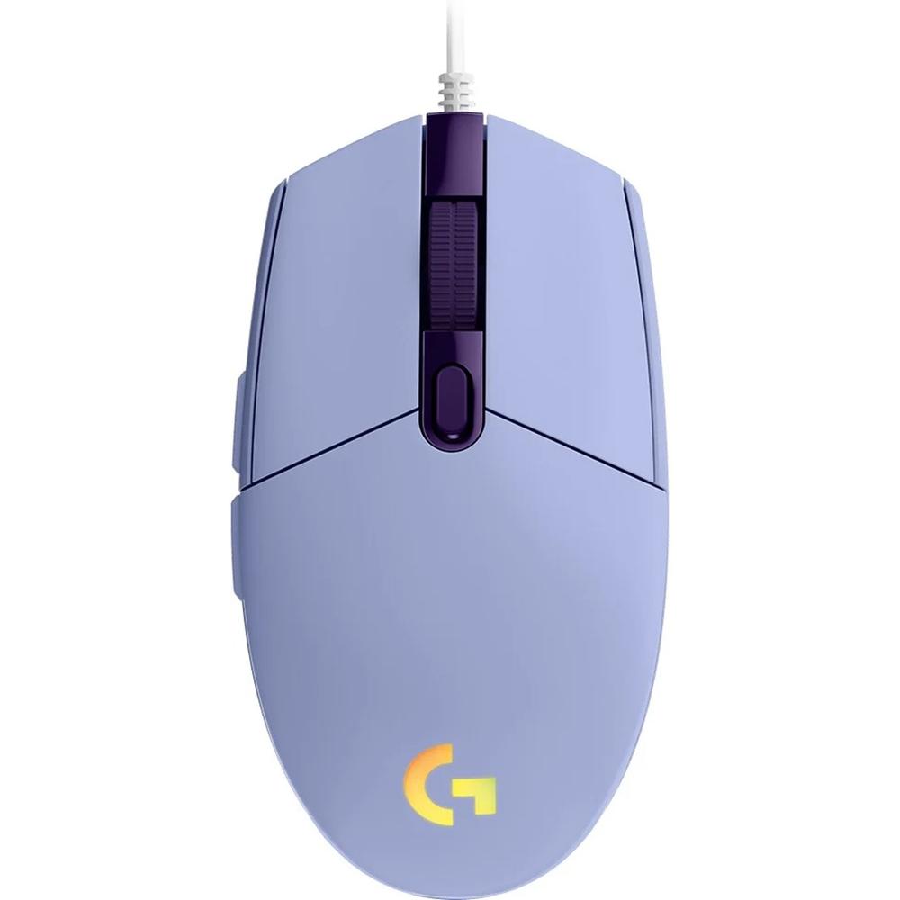 Raton gaming logitech g102 lightsync lila Frikytopia