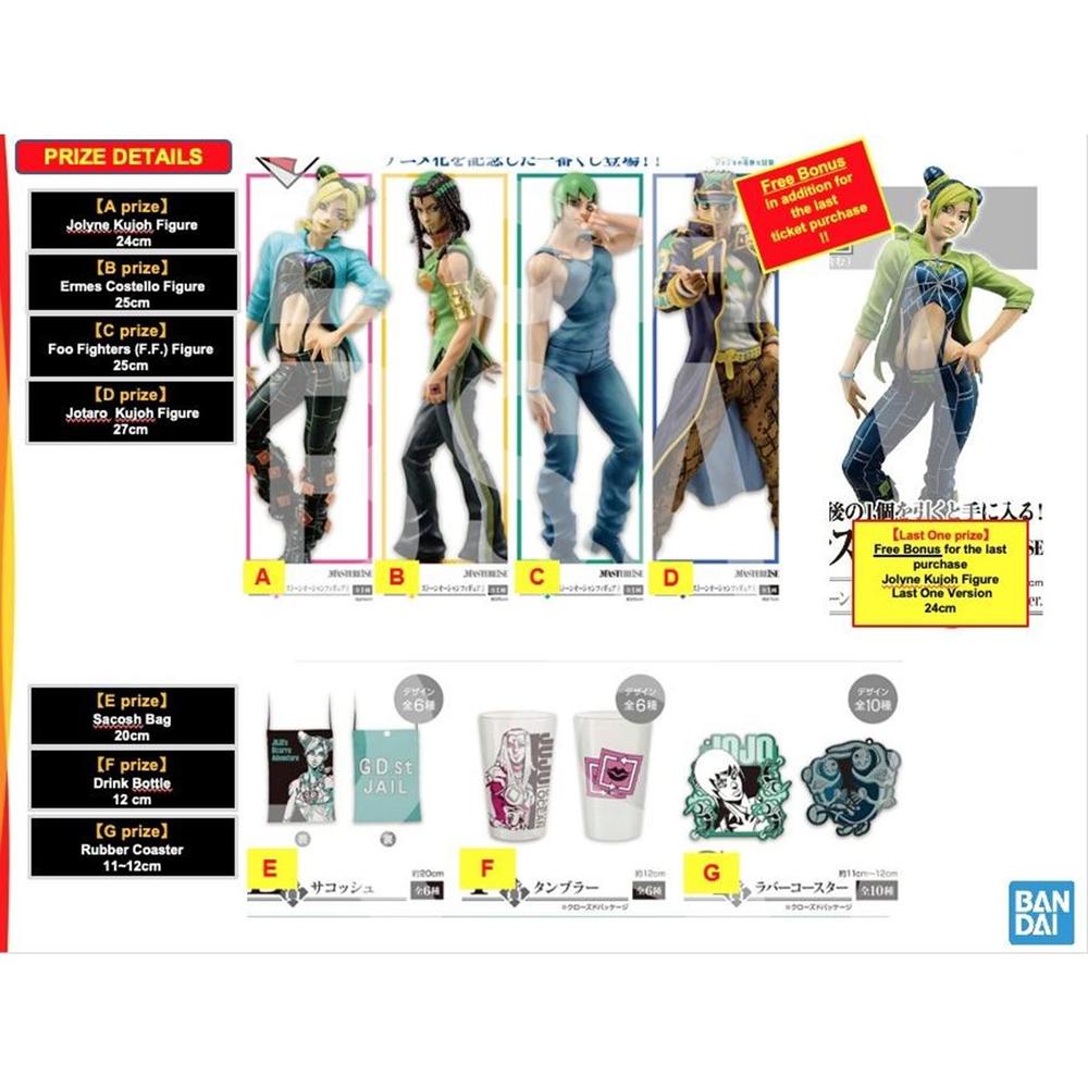 Ichiban kuji  jojo's bizarre golden wind Frikytopia