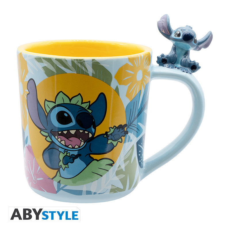 Taza 3d abystyle disney stitch hawaiano Frikytopia