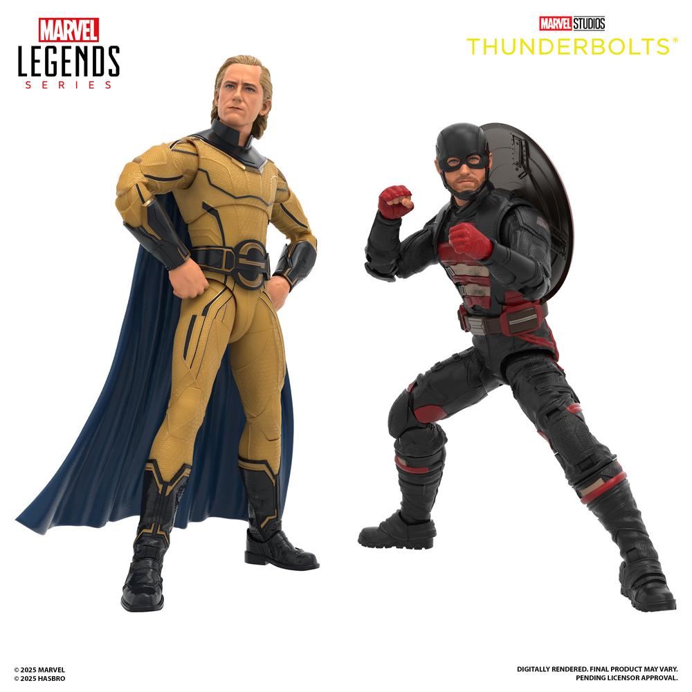 Figura Hasbro Marvel Studios Thunderbolts Marvel Legends Series John F Walker & Sentry 15 cm