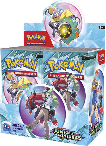 Pokemon tcg escarlata y púrpura juntos de aventuras booster español Frikytopia