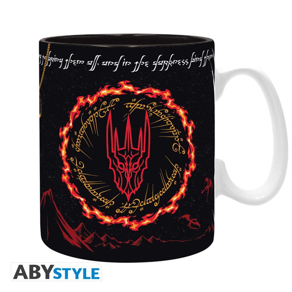 Taza abystyle el se�or de los anillos sauron 460ml Frikytopia