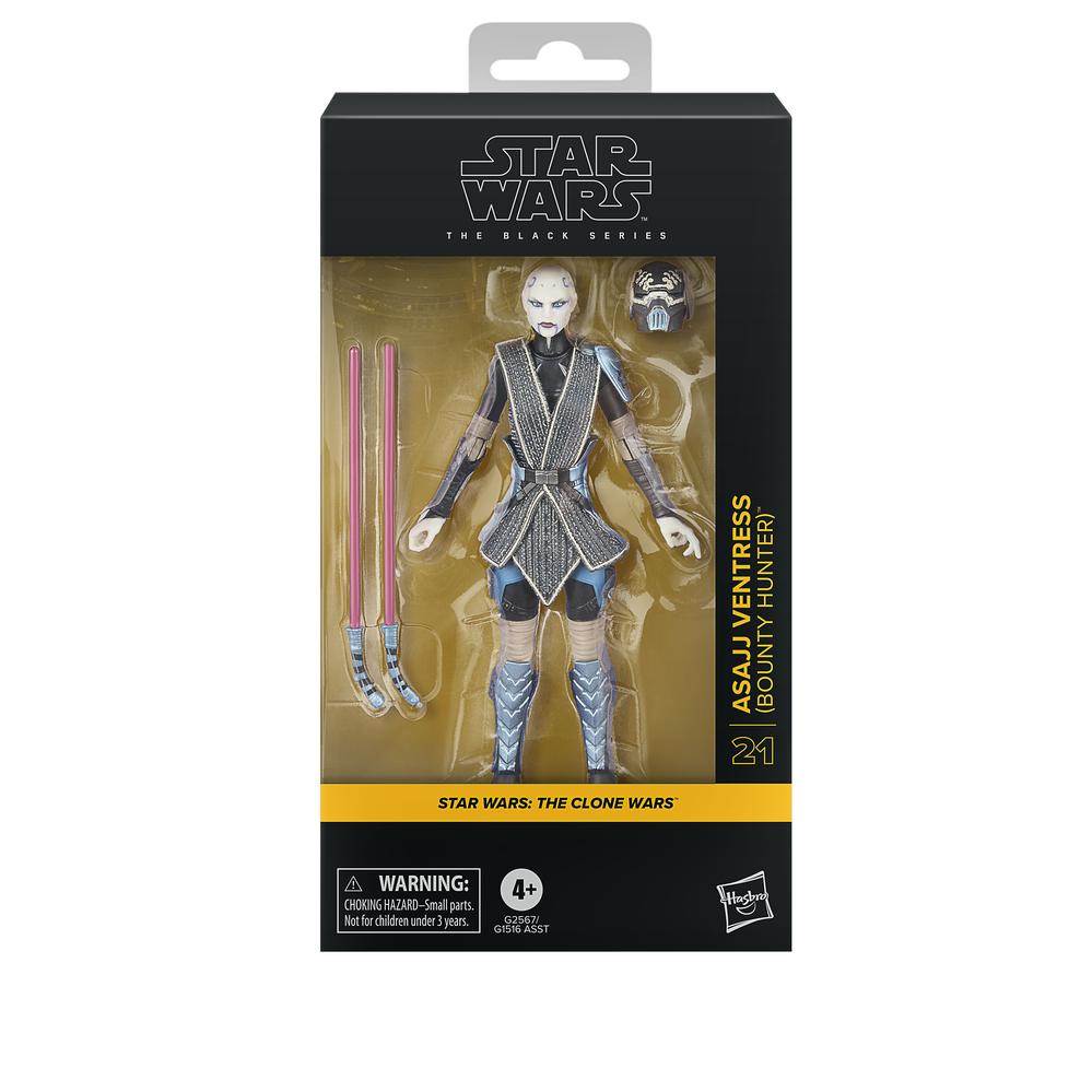 Star Wars: The Clone Wars Black Series Figura Asajj Ventress (Bounty Hunter) 15 cm