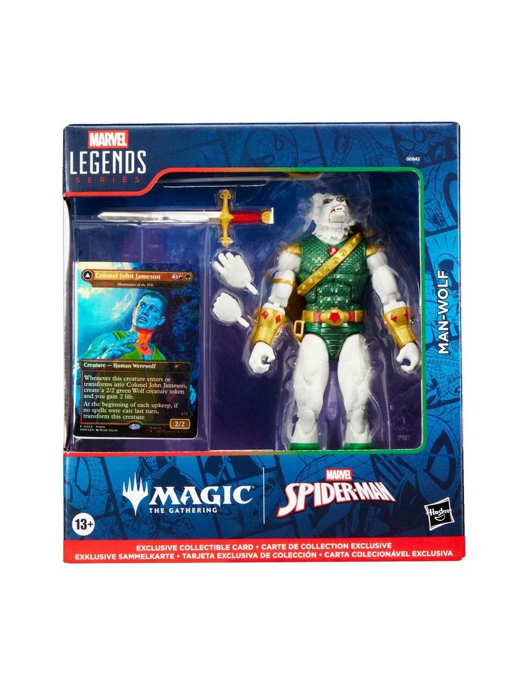 Figura Man-Wolf Magic The Gathering Spider-Man Marvel 15 cm