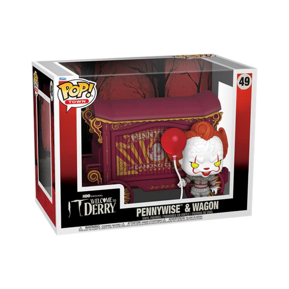 Figura POP Town IT Welcome To Derry Pennywise & Wagon
