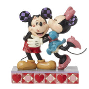 Figura enesco disney mickey & minnie love