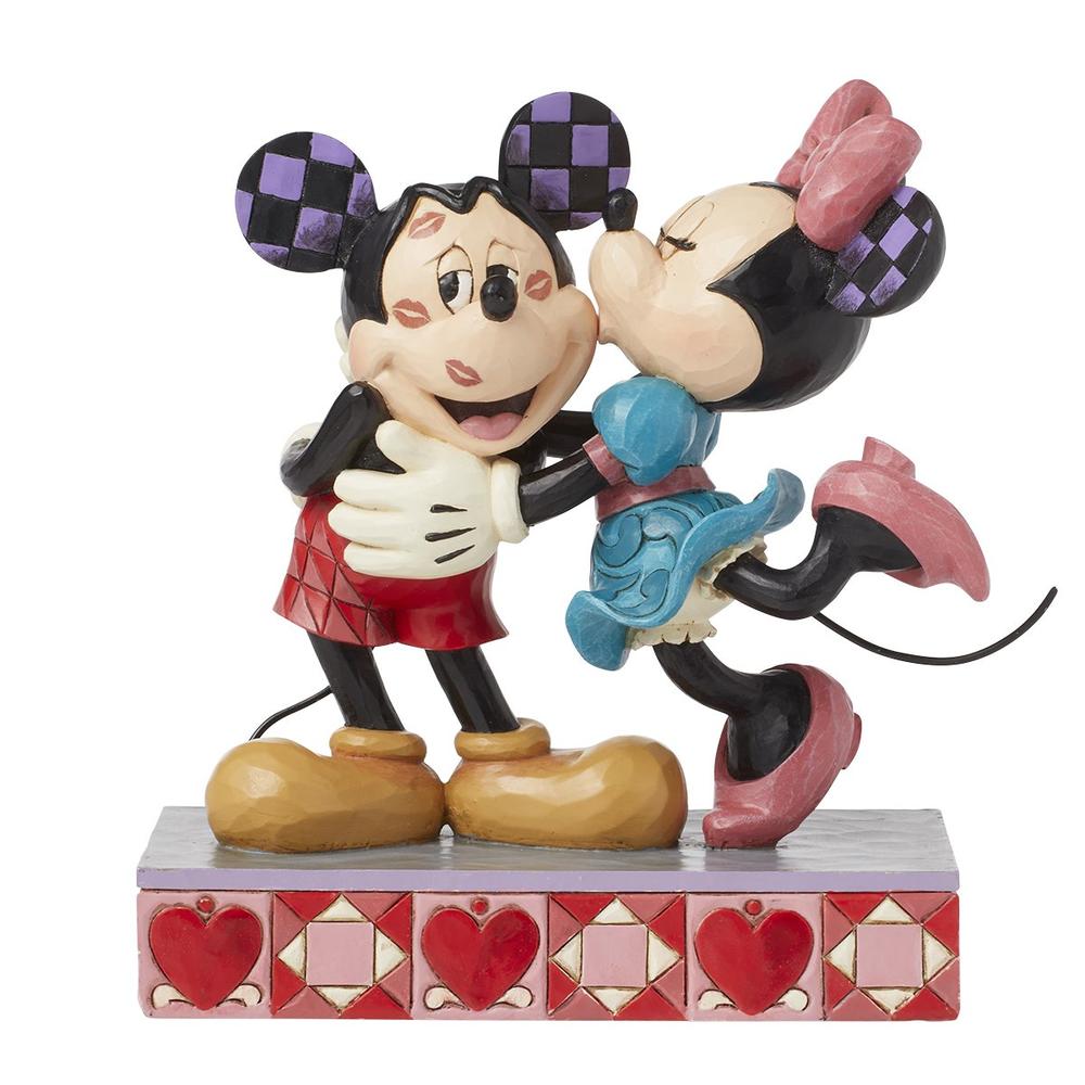Figura enesco disney mickey & minnie love Frikytopia