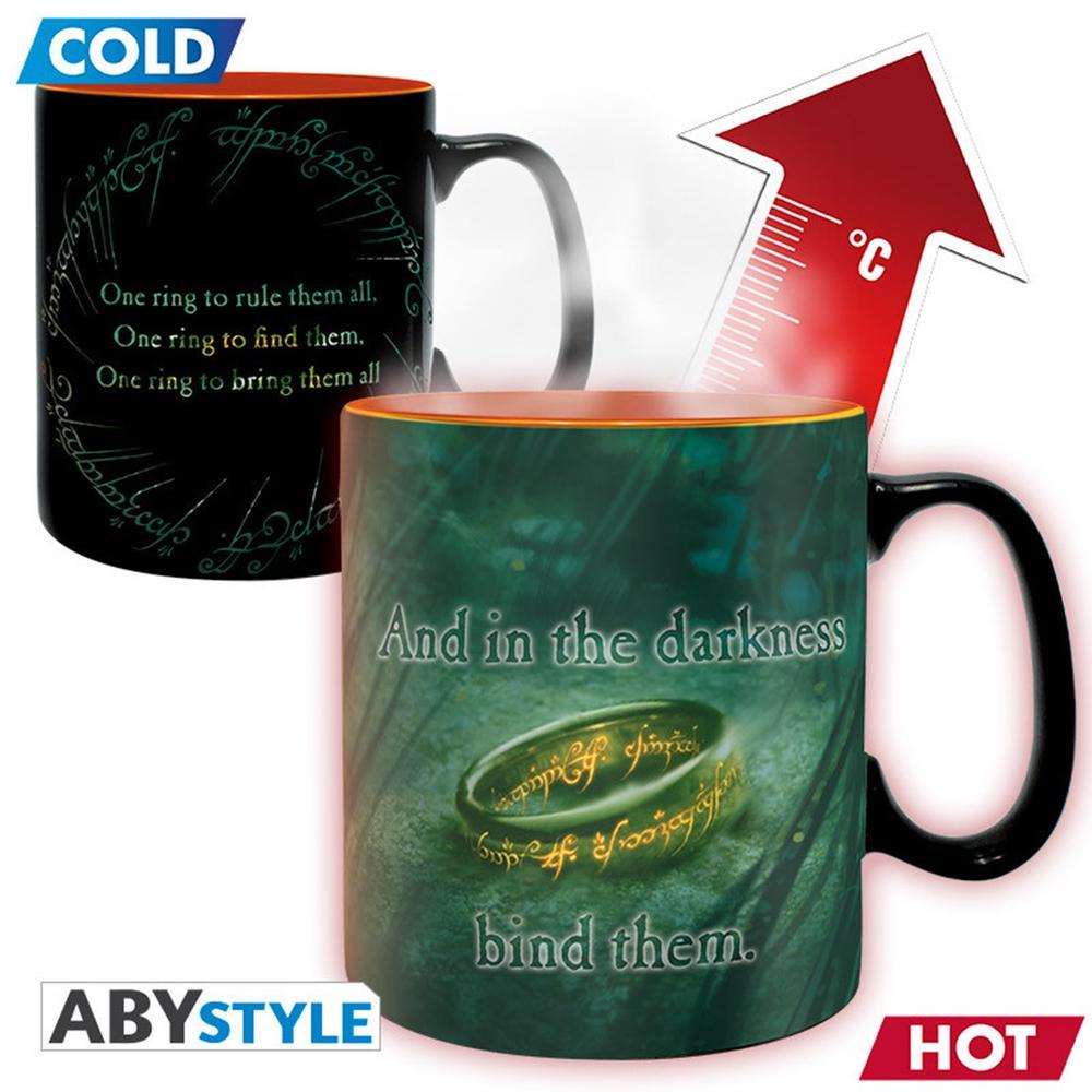 Taza termica abystyle el se�or de los anillos sauron 460ml