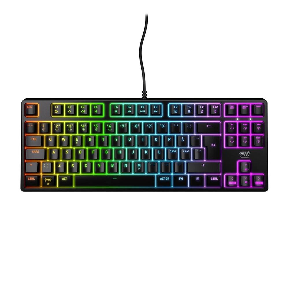 Teclado gaming cherry tkl k4v2 Frikytopia