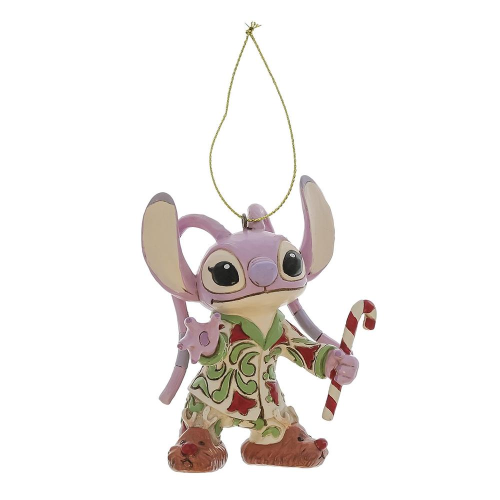 Adorno arbol de navidad enesco disney stitch -  angel pijama navideño Frikytopia