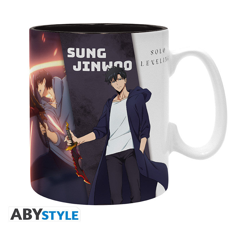 Taza abystyle solo leveling jinwoo & igris Frikytopia