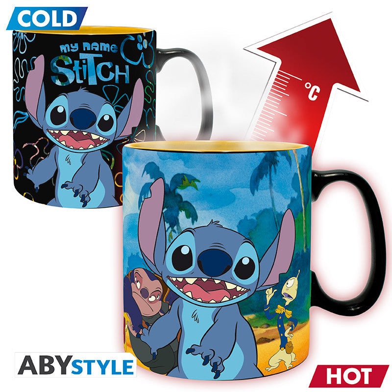 Taza termocolora abystyle lilo & stitch Frikytopia