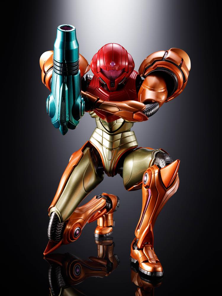 Metroid Prime 4: Beyond Figura Diecast Chogokin Samus Aran LED 21 cm
