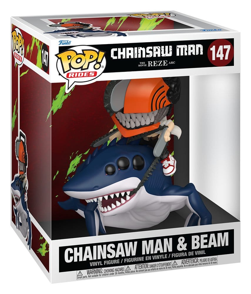 Figura POP Rides Deluxe Chainsaw Man El Arco de Reze Chainsaw Man & Beam