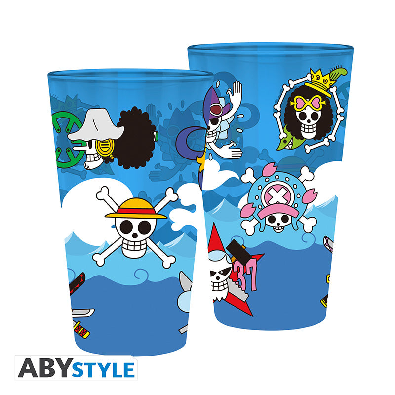 Vaso grande abystyle one piece calaveras 400 ml Frikytopia