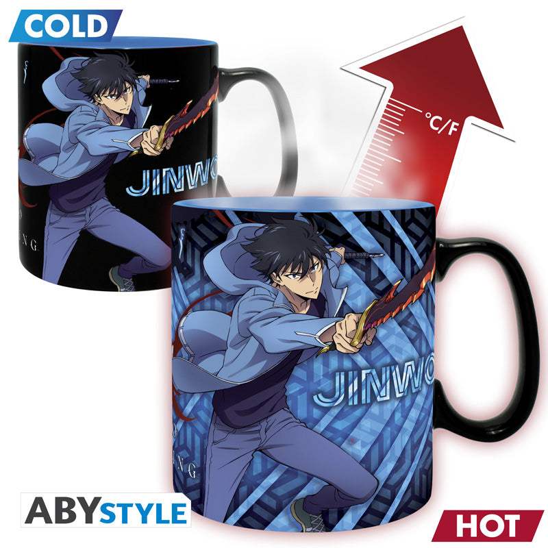Taza termocolora solo leveling jinwoo e igris Frikytopia