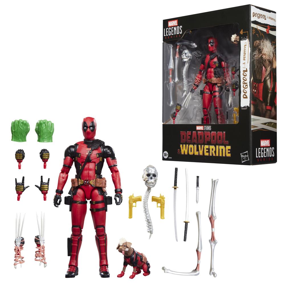 Deadpool & Wolverine Marvel Legends Figura Dogpool & Deadpool 15 cm