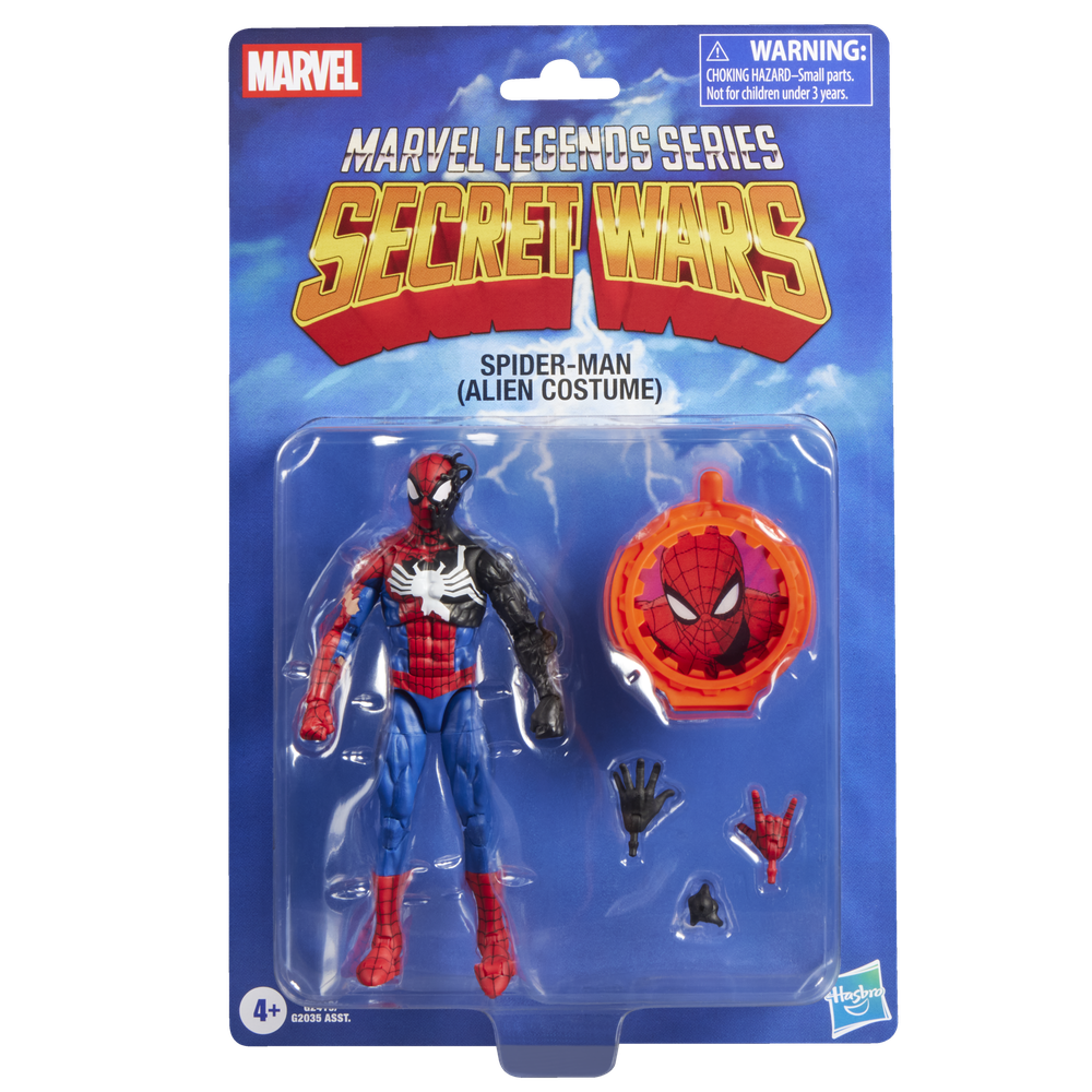 Secret Wars Marvel Legends Figura Spider-Man (Alien Costume) 15 cm