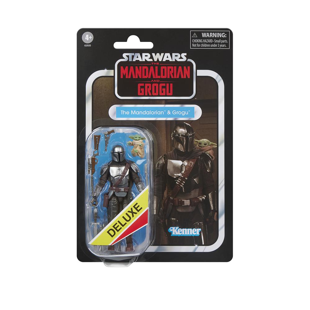 Star Wars: The Mandalorian & Grogu Vintage Collection Figura The Mandalorian & Grogu 10 cm