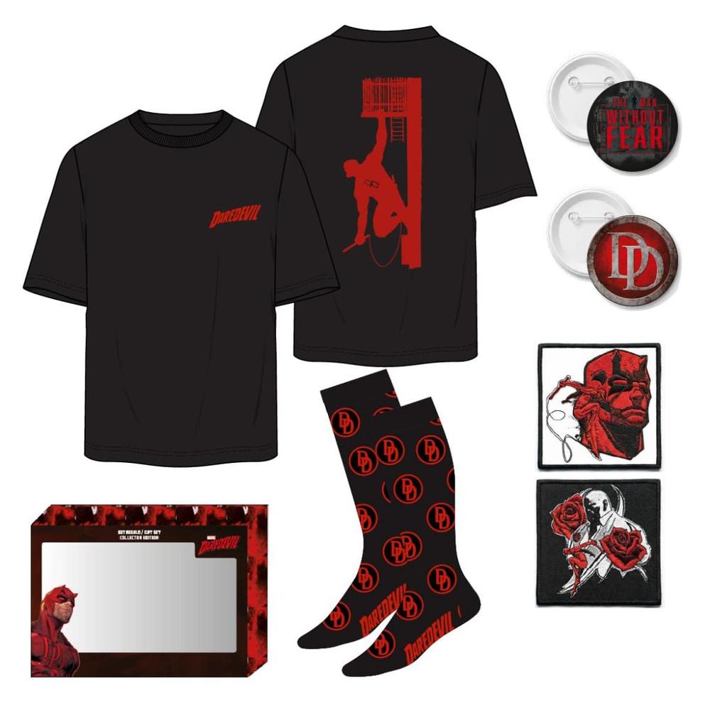 Camiseta corta single jersey set daredevil xl Frikytopia