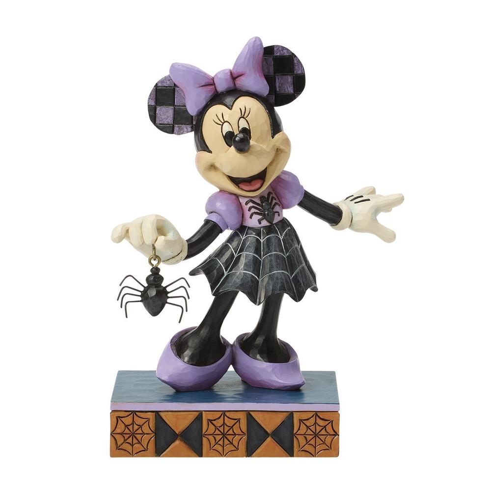 Figura enesco disney minnie con vestido de ara�a