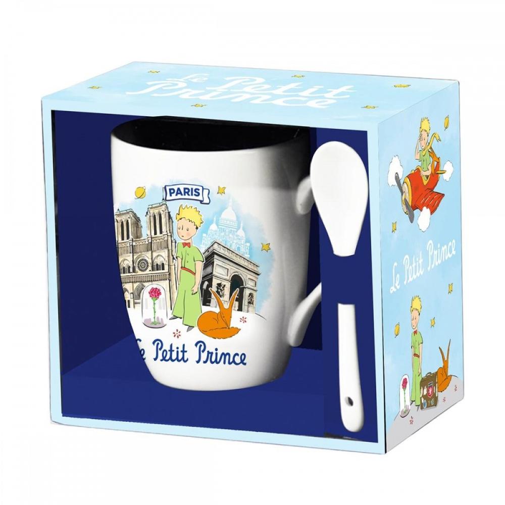 Taza con cuchara enesco el principito paris Frikytopia