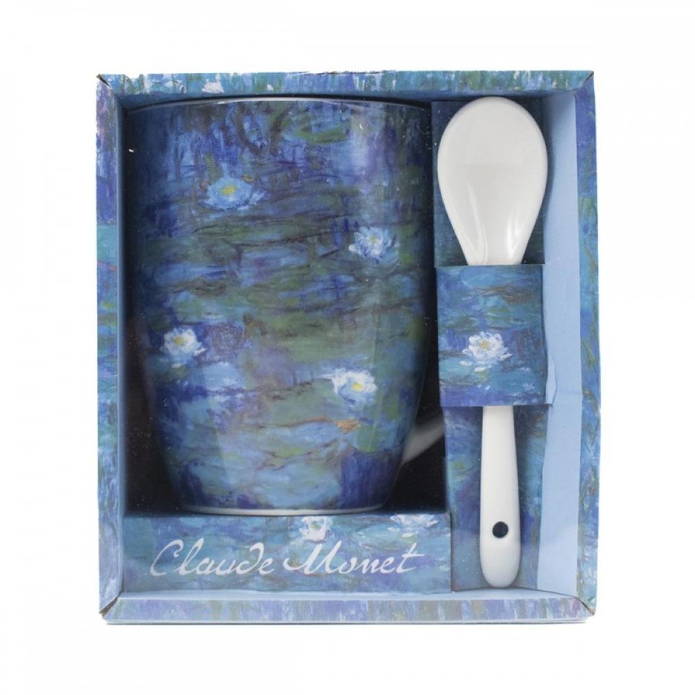 Taza y cuchara enesco nen�fares claude monet