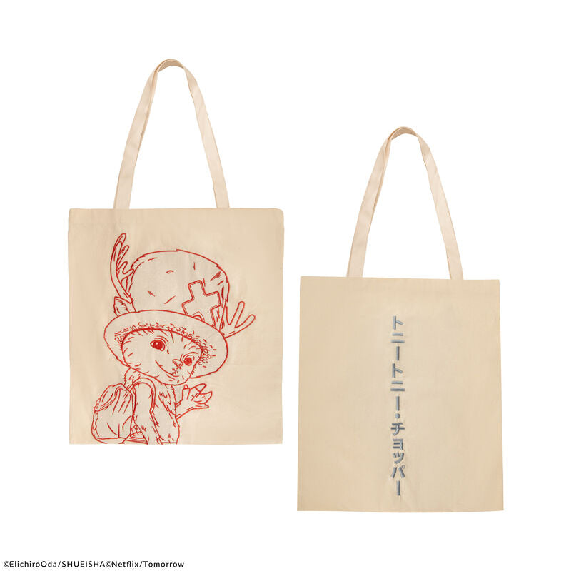 Tote bag one piece netflix boceto de chopper Frikytopia
