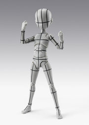 Figura tamashii nations body - kun ken sugimori edition wireframe gray color ver.