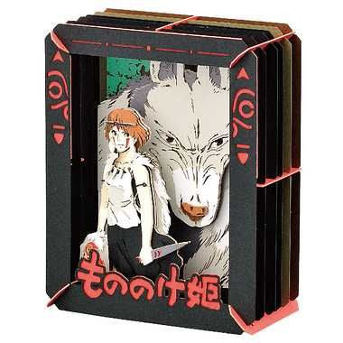 Princesa mononoke & san paper theater 10x8x4 cm la princesa mononoke Frikytopia