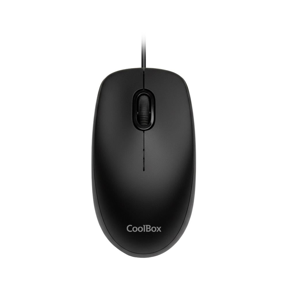 Mouse raton coolbox usb 01 1600 dpi negro Frikytopia