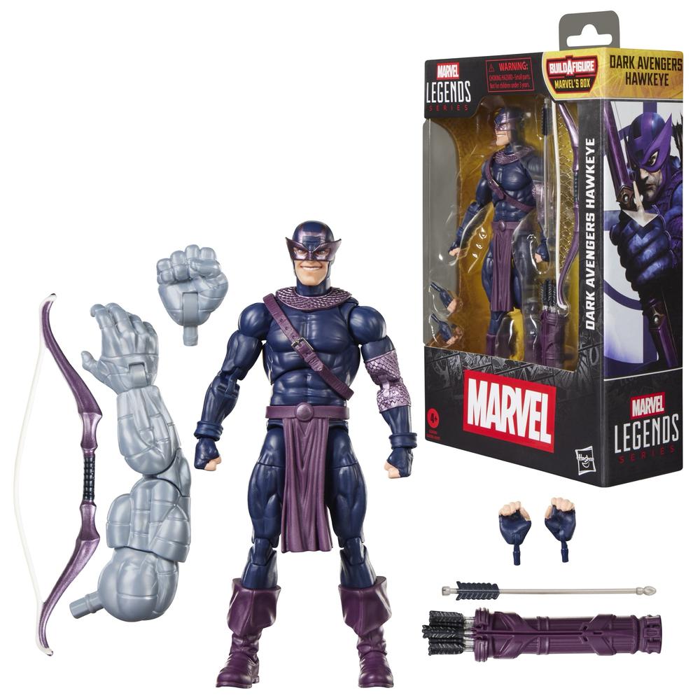 Figura Dark Avengers Hawkeye Marvel Legends Series 15cm