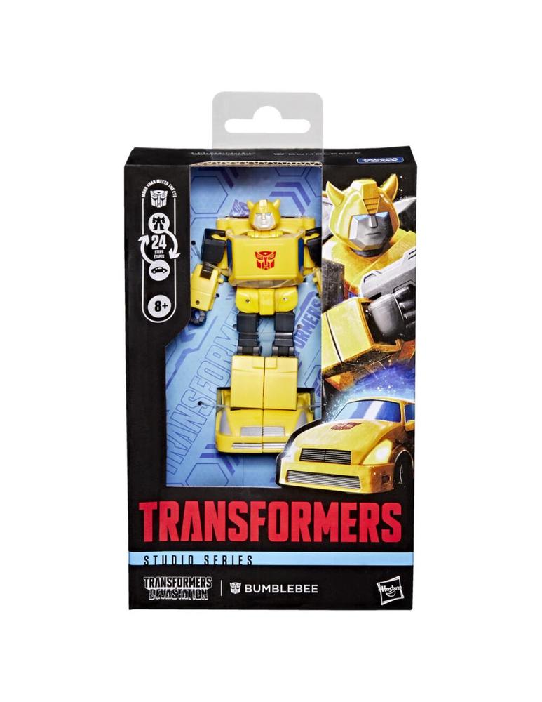 Figura articulada bumblebee clase deluxe transformers devastatión -  studio series 10 -5cm hasbro Frikytopia