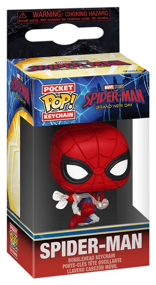 Llavero Pocket POP Marvel Spider-Man Brand New Day Spider-Man