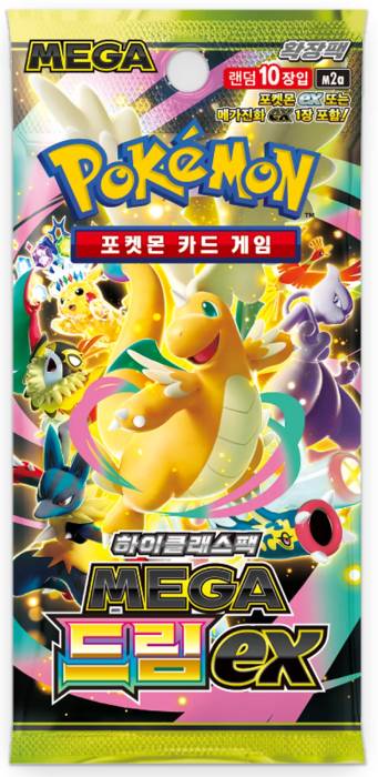 Sobre suelto pokemon tcg mega dream ex coreano