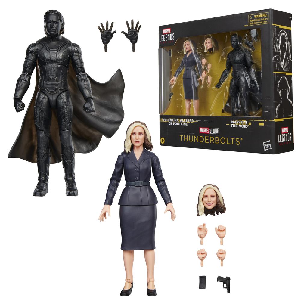 Thunderbolts Marvel Legends Pack de 2 Figuras Valentina Allegra de Fontaine & Marvel's The Void 15 cm
