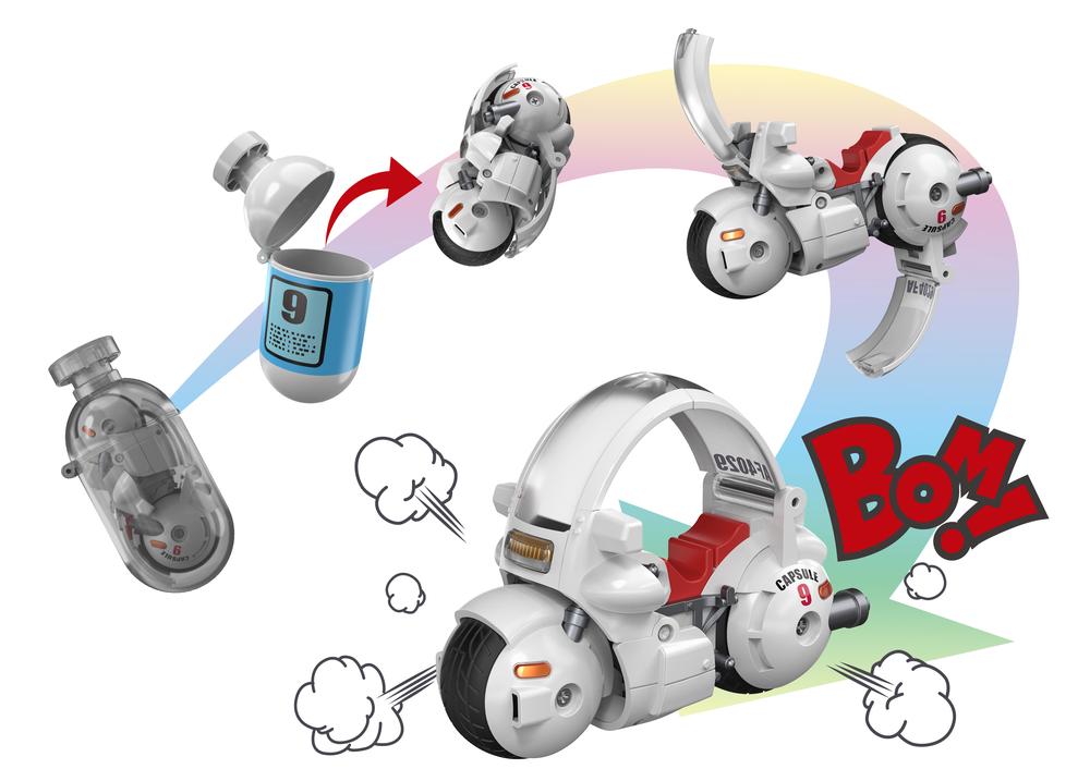 Dragon Ball Changearts Cápsula Hoi-Poi No. 9 Bulma's Motorcycle