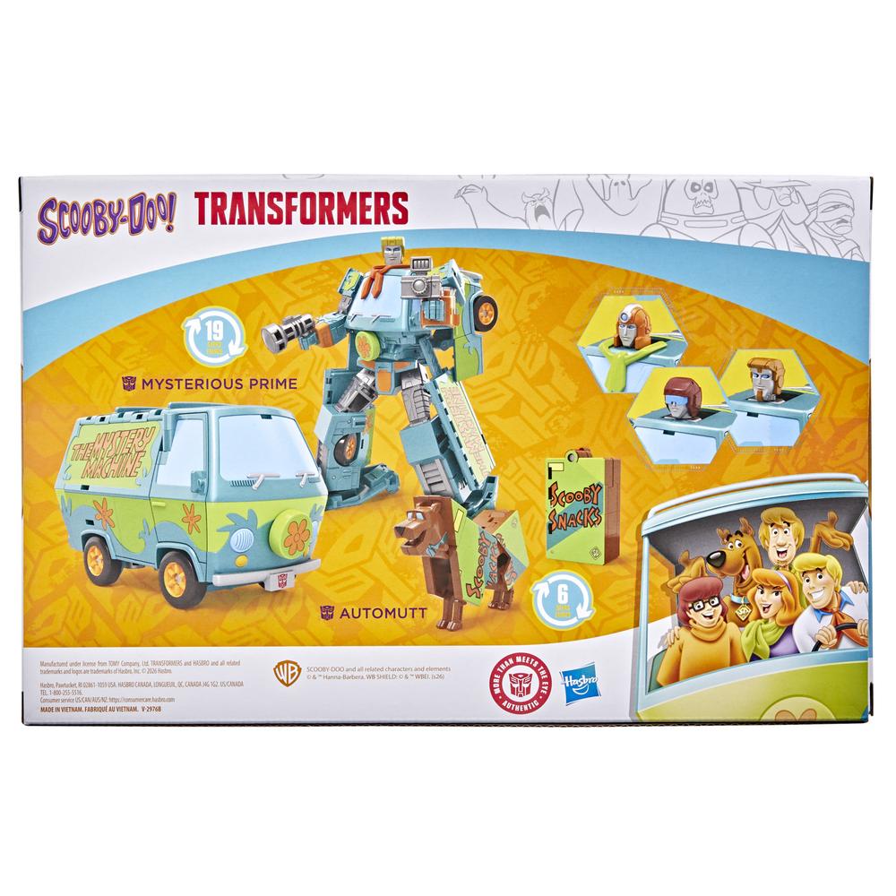 Transformers x Scooby-Doo Pack de 2 Figuras Mysterious Prime & Automutt 15 cm
