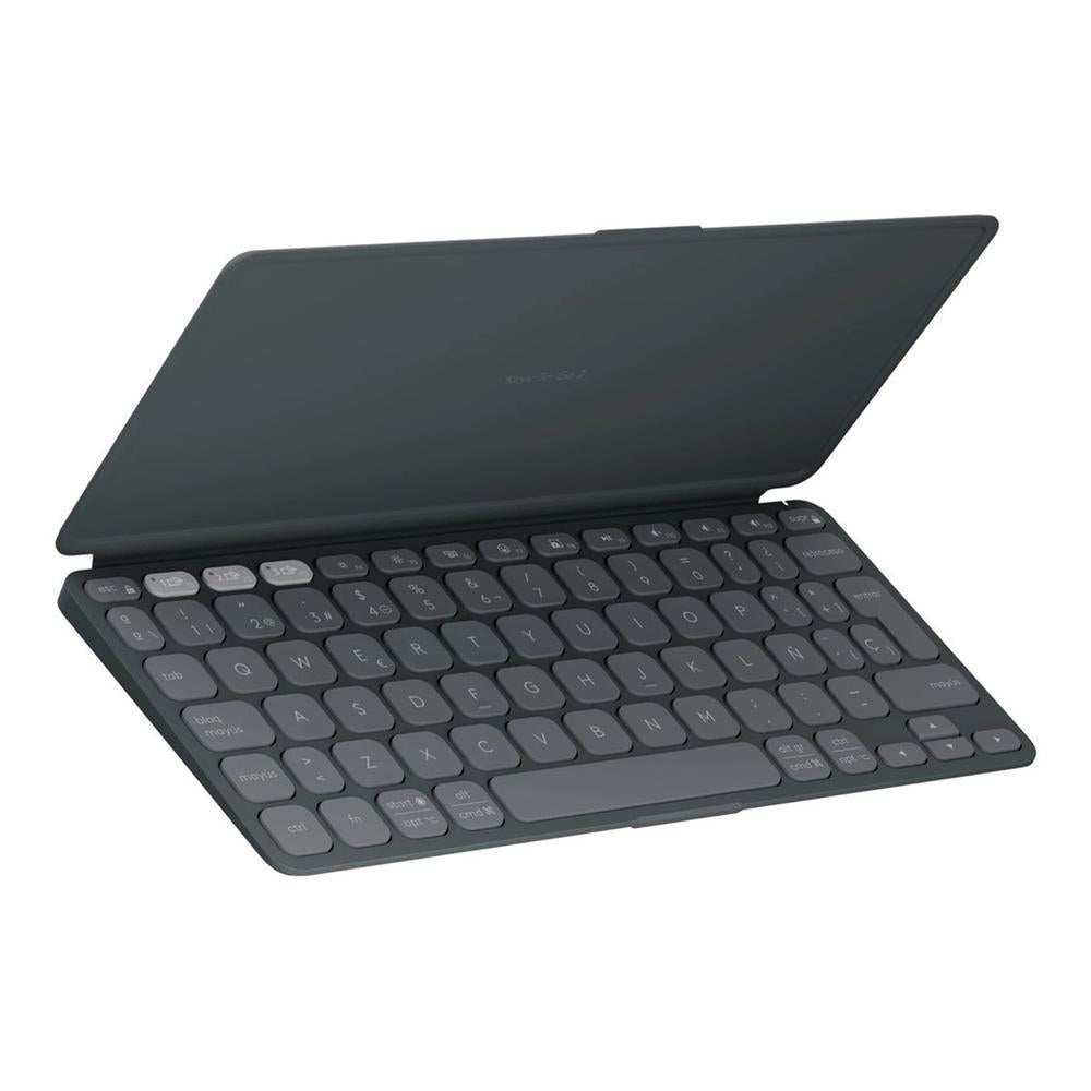 Teclado logitech keys to go 2 inalambrico grafito Frikytopia