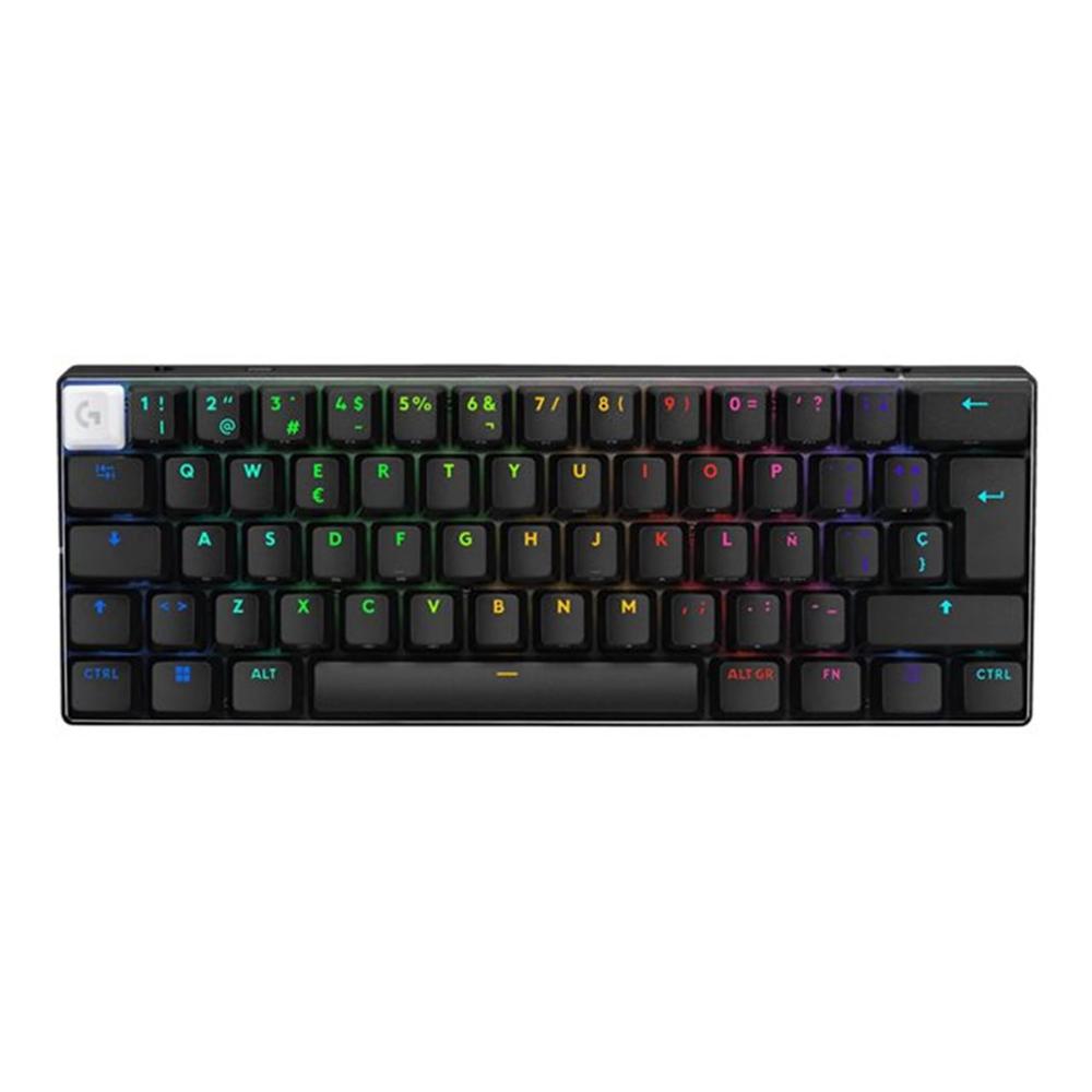 Teclado gaming logitech pro x 60 inalambrico negro