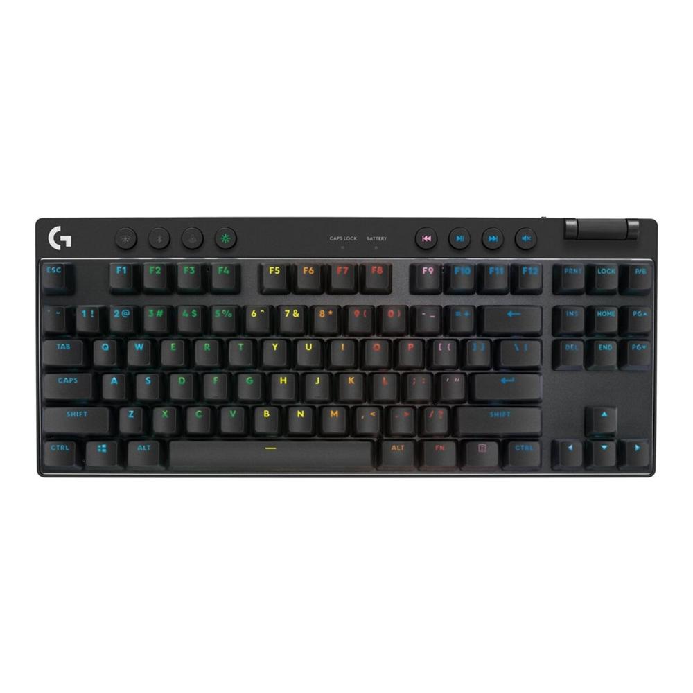Teclado gaming logitech pro x tkl inalambrico negro tactil