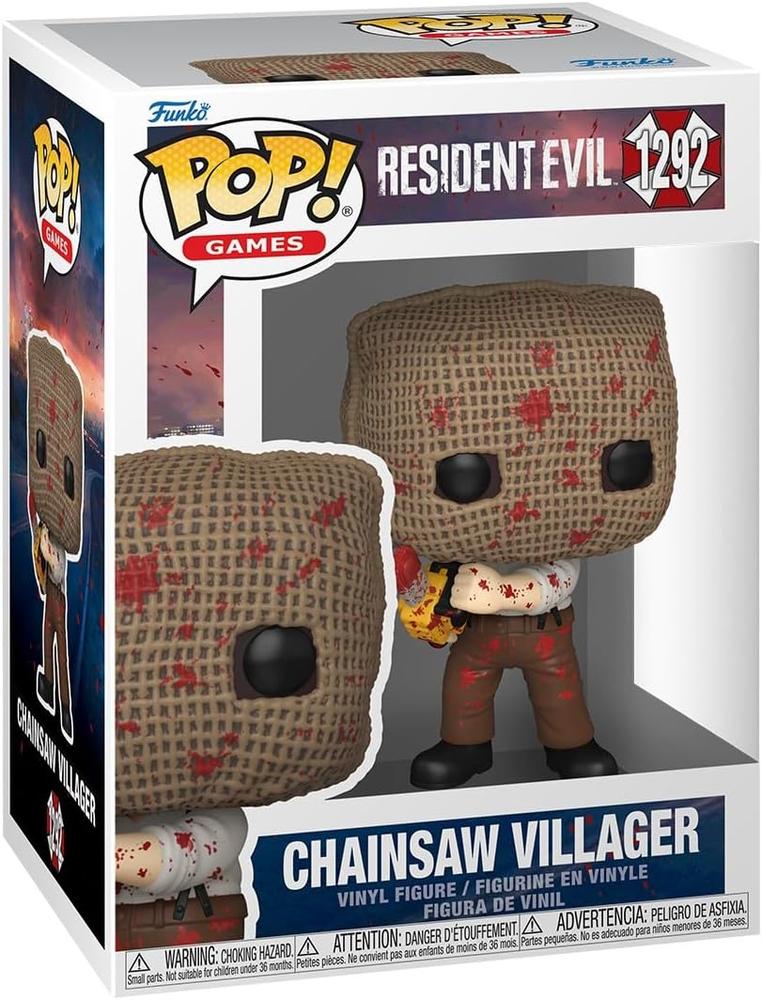Resident Evil Figura POP! Games Vinyl Chainsaw Villager 9 cm