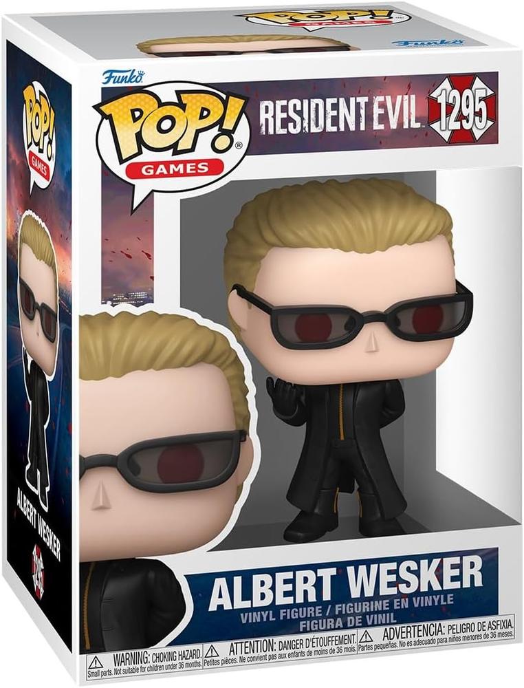 Resident Evil Figura POP! Games Vinyl Albert Wesker 9 cm