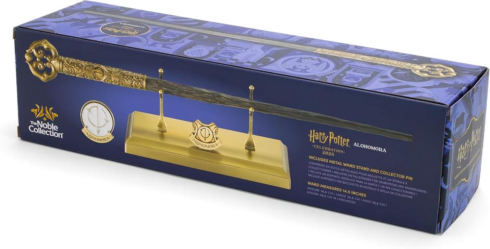 Harry Potter Varita Réplica Alohomora (Celebration 2026) 37 cm