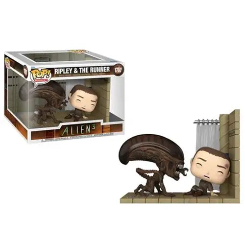Alien 3 POP Moments Vinyl Figuras Ripley and Xeno 9cm